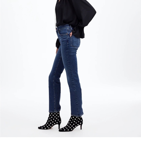 Madewell Petite Kick Out Crop Jeans in Lenoir Wash size  25P NWT NR929 - Picture 3 of 15